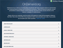 Tablet Screenshot of ondemand.org